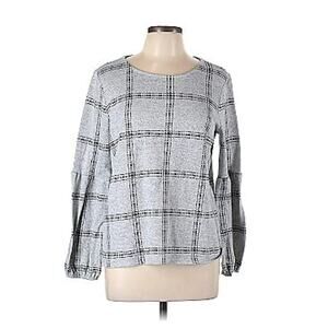 Gray Isela Pullover Sweater Shirt Medium